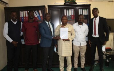 EWRC handover Sierra Leone’s first ever Water Code to  The Minister of Water Resources